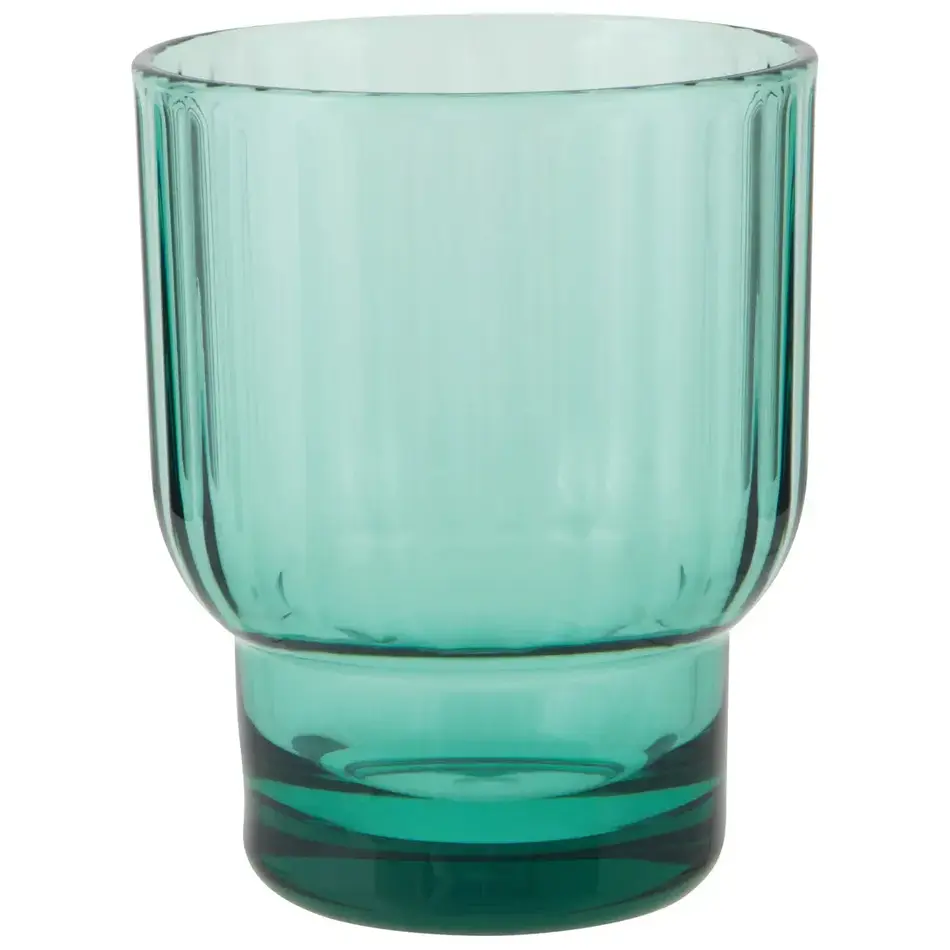 Danica Acrylic Fluted DOF Glass - Sea Glass Green