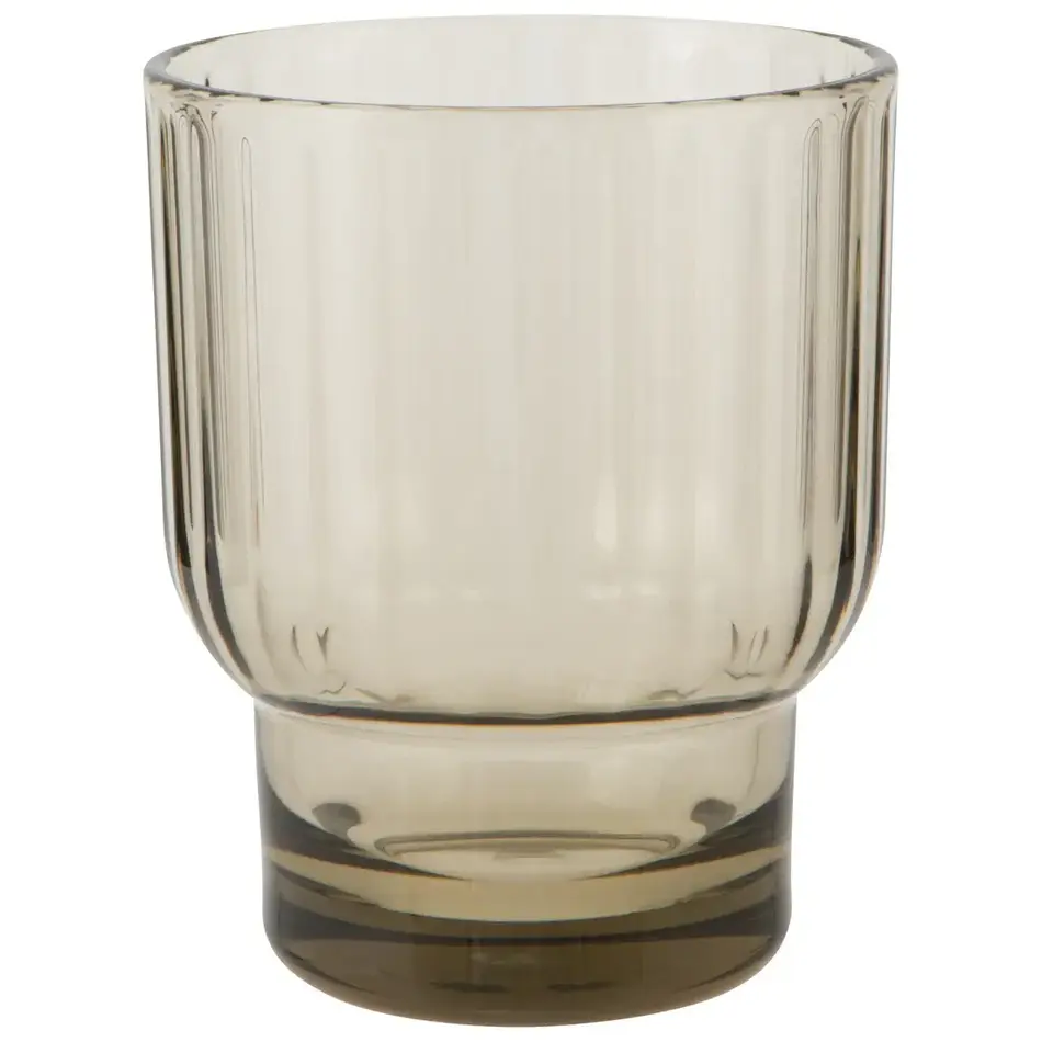 Danica Acrylic Fluted DOF Glass - Olive Green