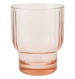 Danica Acrylic Fluted DOF Glass - Blush Pink