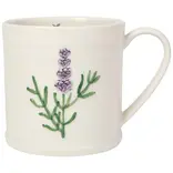 Danica Lavender Embossed Mug