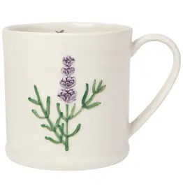 Danica Lavender Embossed Mug