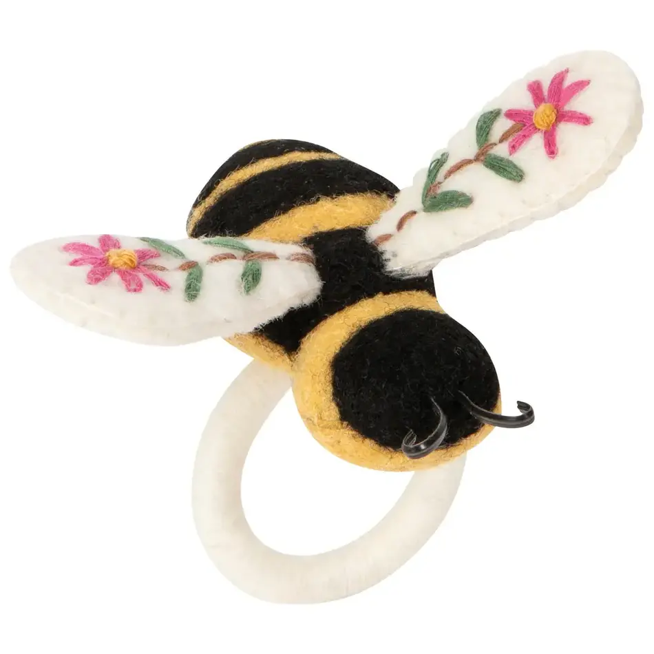 Danica Bee Garden Felt Napkin Ring
