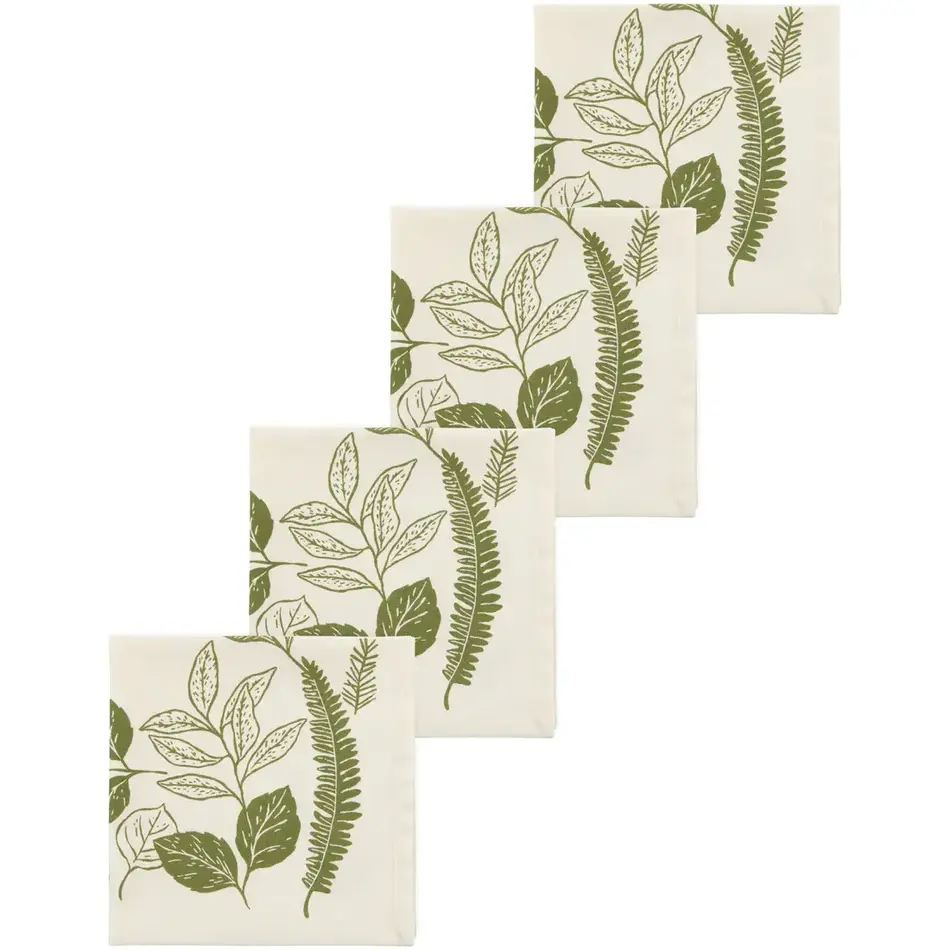 Danica Fern & Frond Napkins Set of 4