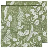 Danica Fern & Frond Recycled Microfibre Dishcloths Set of 2