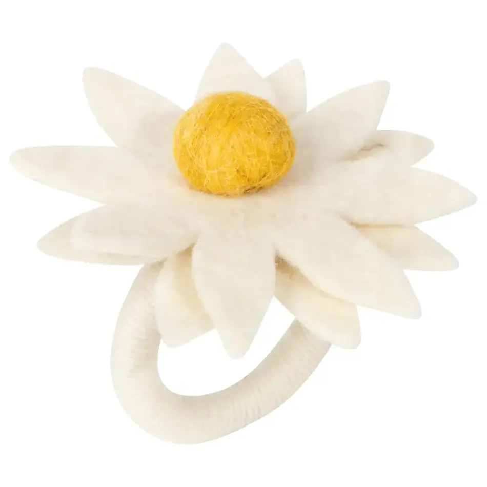 Danica Daisy Felt Napkin Ring