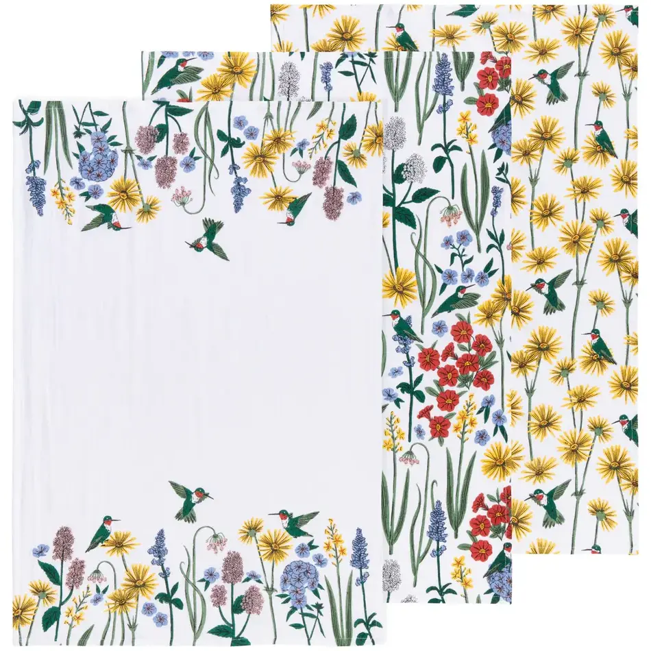 Danica Hummingbird Baker's Floursack Set of 3 Assorted