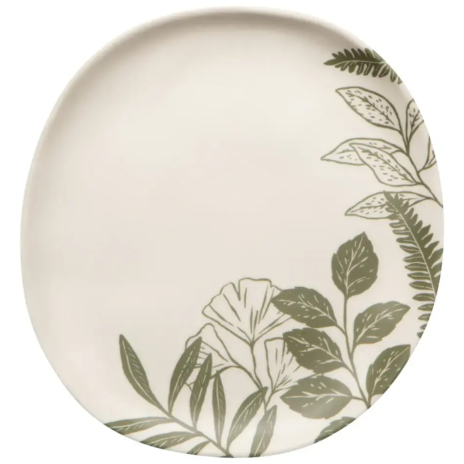 Danica Fern & Frond Melamine Side Plate
