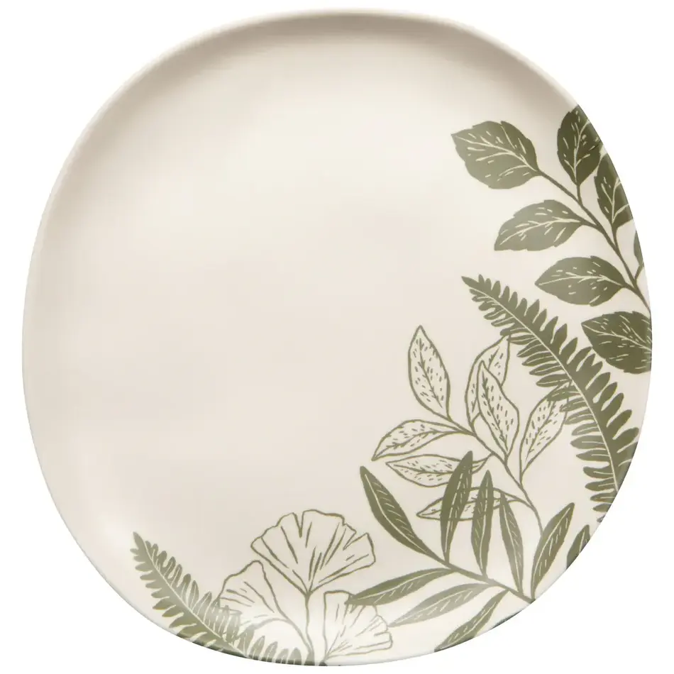 Danica Fern & Frond Melamine Dinner Plate