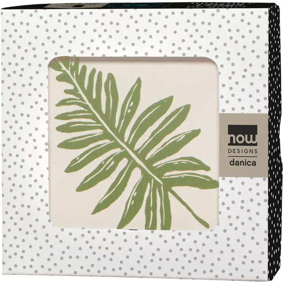 Danica Fern & Frond Soak Up Coasters Set of 4