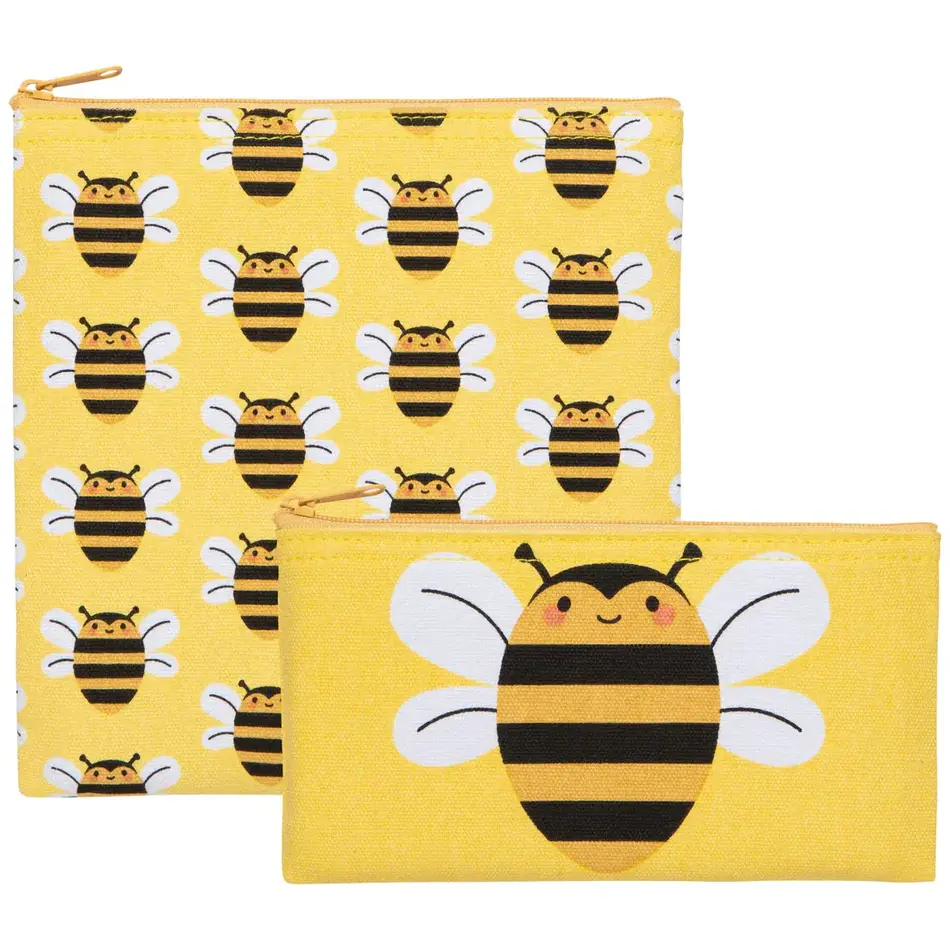 Danica Bumblebee Snack Bags Set of 2