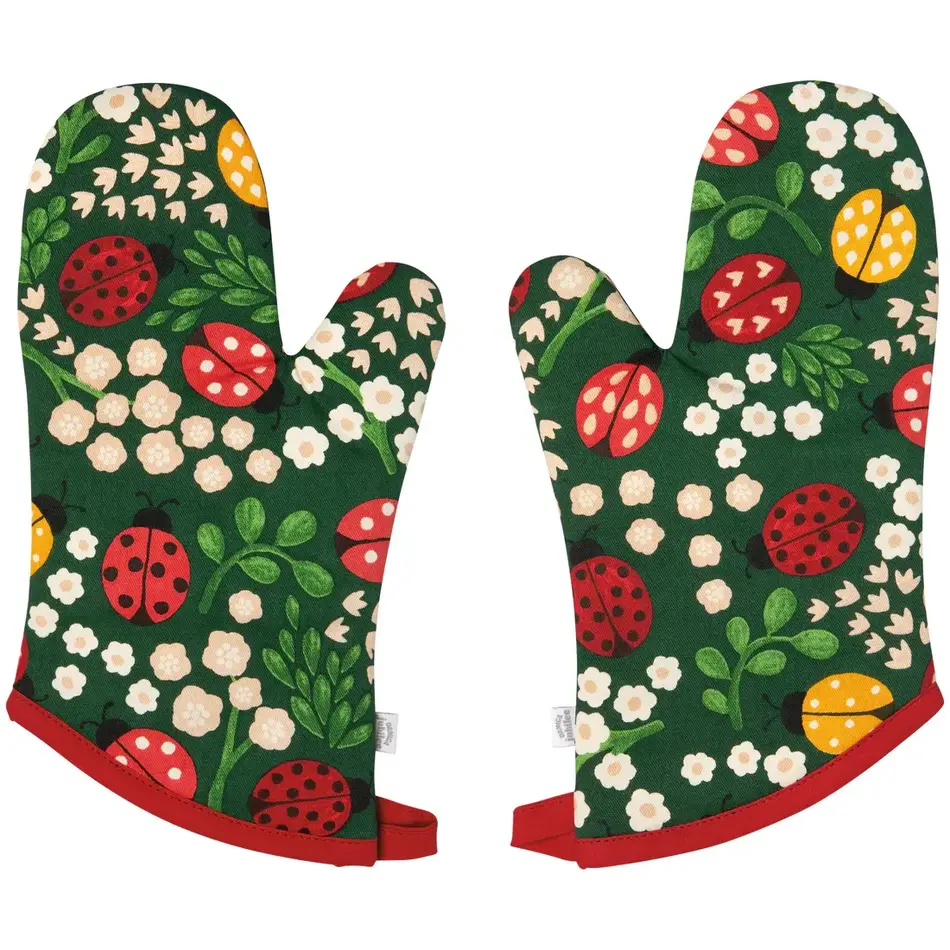 Danica Ladybugs Mitts Set of 2