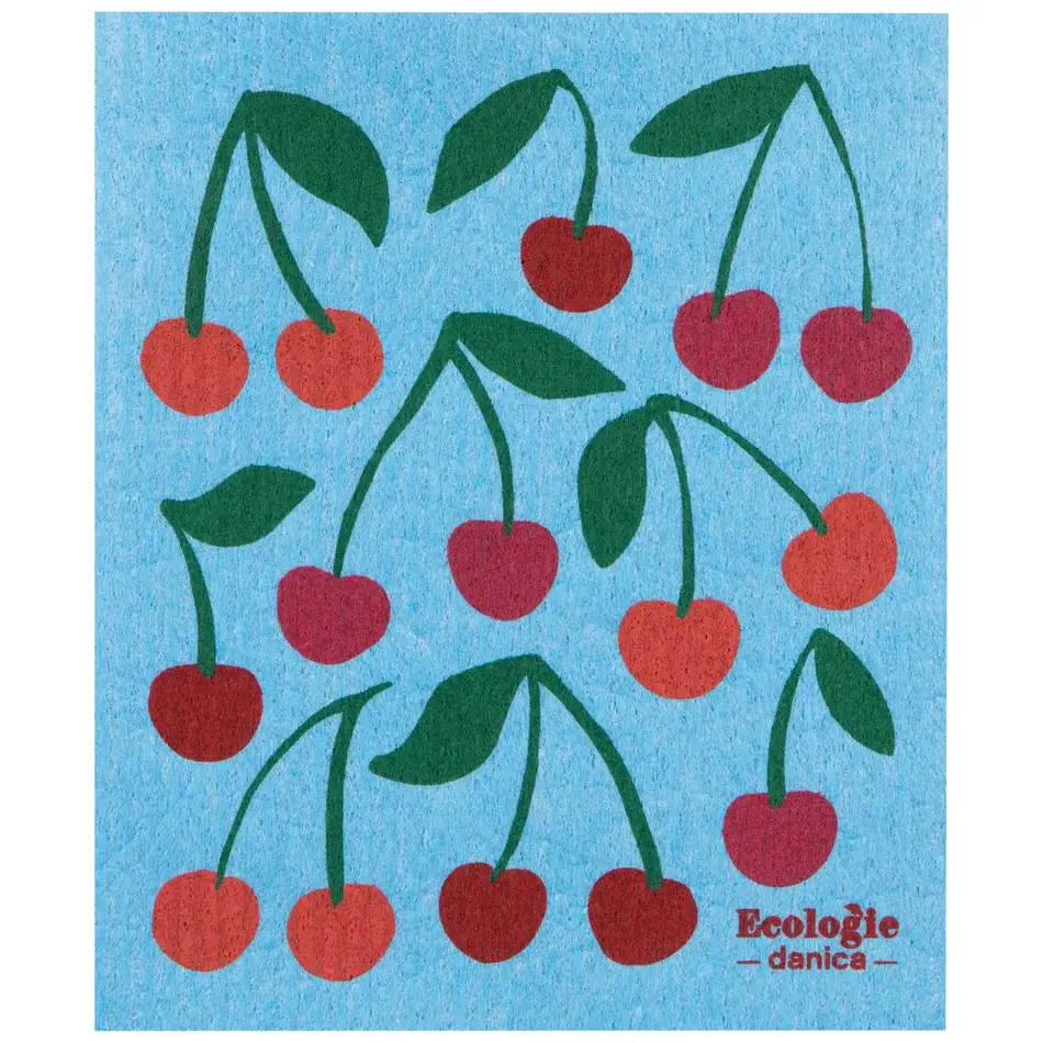 Danica Wild Cherries Swedish Dishcloth