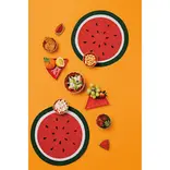 Danica Melon Pop Braided Placemat