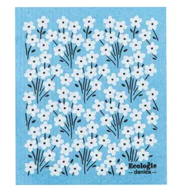 Danica Bouquet Blue Swedish Dishcloth