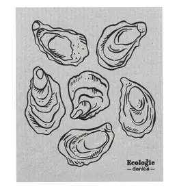 Danica Oysters Swedish Dishcloth