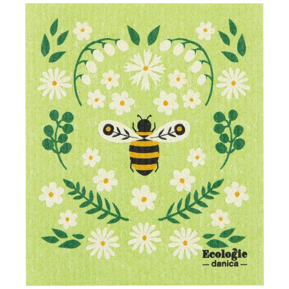 Danica Bee Garden Swedish Dishcloth