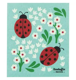 Danica Ladybugs Swedish Dishcloth