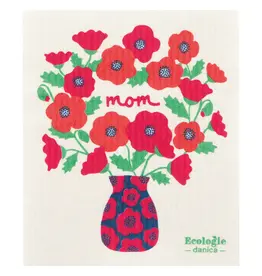 Danica Poppy Bouquet Swedish Dishcloth