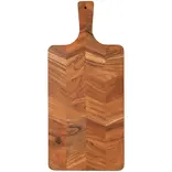 Acacia Chevron Serving Paddle 20 in