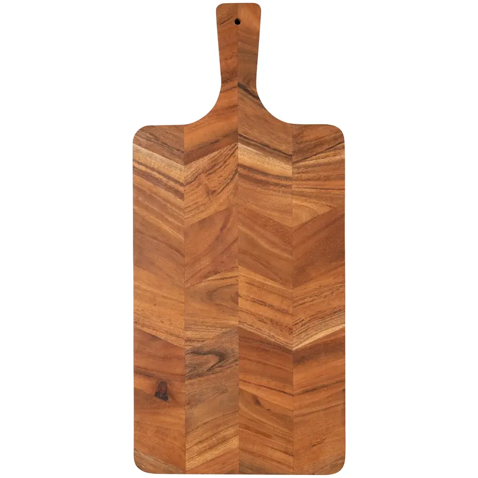 Acacia Chevron Serving Paddle 20 in