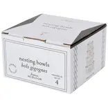 Camellia Stoneware Nesting Bowls Set of 4 Assorted