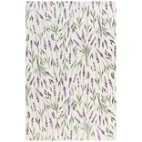 Lavender Printed Terry Dishtowel