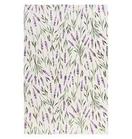 Lavender Printed Terry Dishtowel