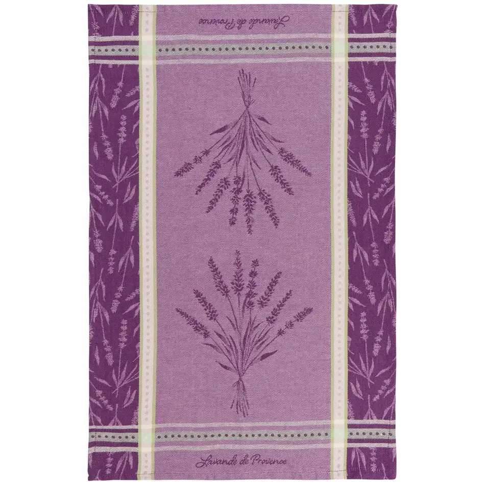 Lavender Jacquard Dishtowel