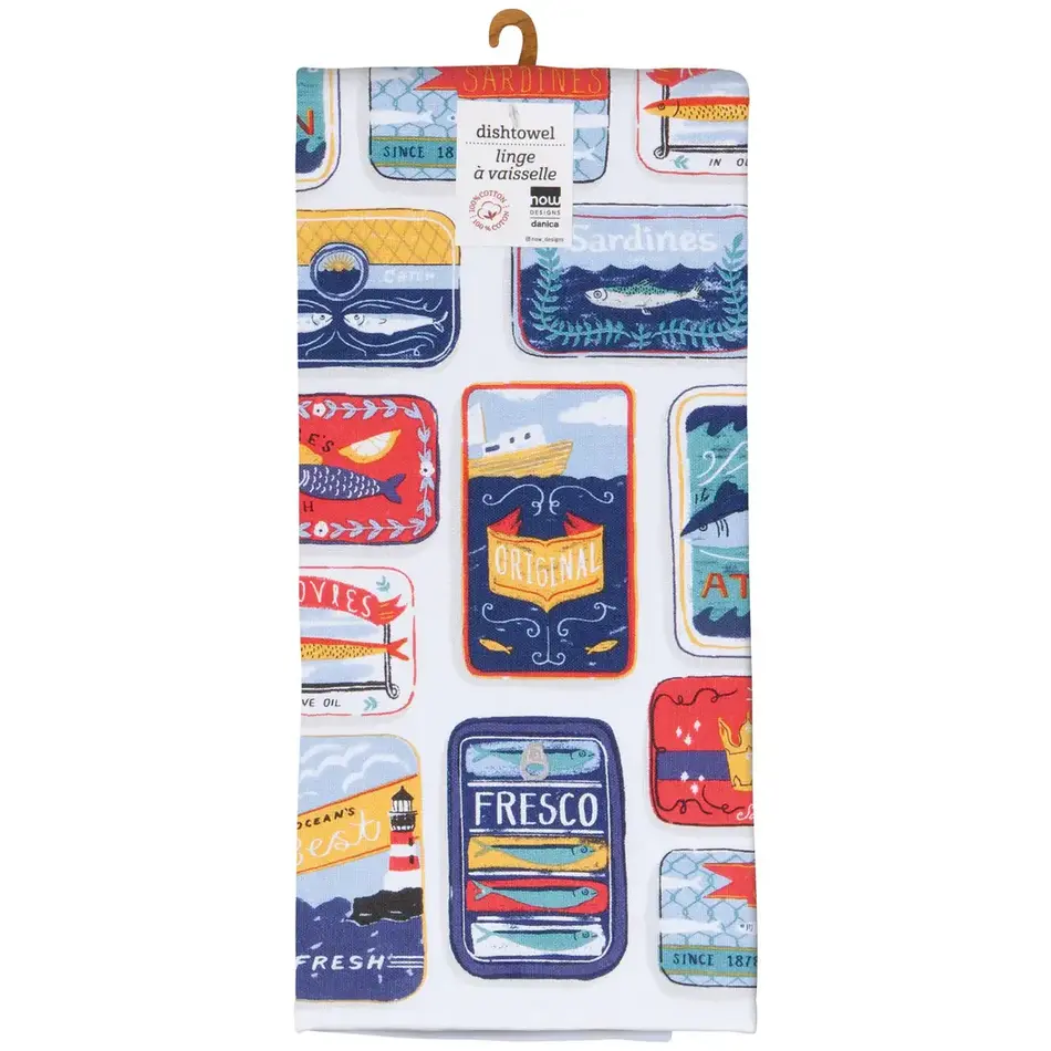 Del Mar Printed Dishtowel