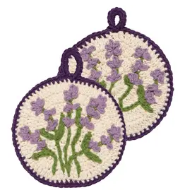 Lavender Tawashi Dishcloths Set of 2