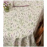 Lavender Printed Tablecloth 60" x 120"