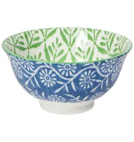 Green Leaf Stamped Bowl 3.5 Inch