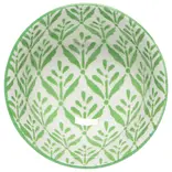 Green Leaf Stamped Bowl 3.5 Inch