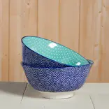 Blue Waves/Aqua Bowl, 6"