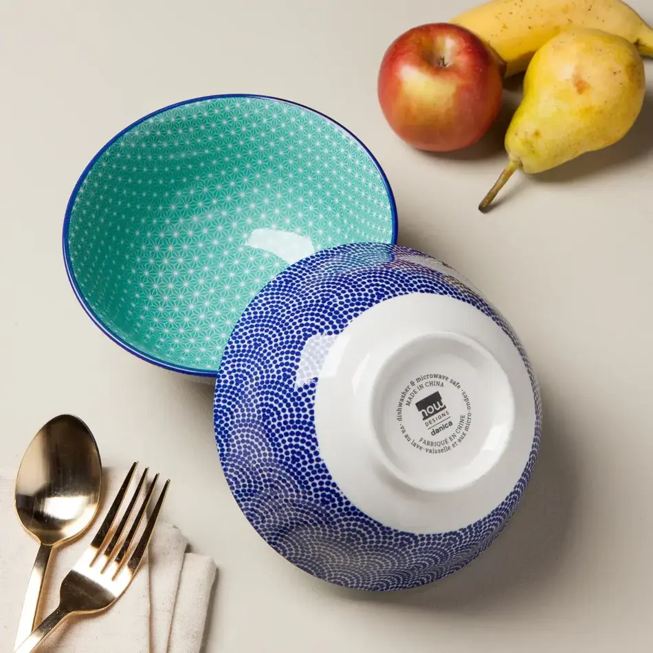 Blue Waves/Aqua Bowl, 6"