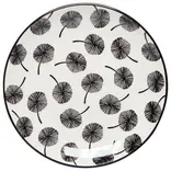 Dandelion Stamped Appetizer Plate 6"
