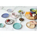 Dandelion Stamped Appetizer Plate 6"