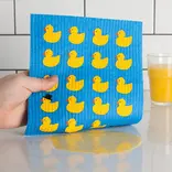 Rubber Duckies Swedish Dishcloth