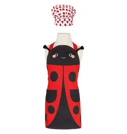 Ladybug Daydream Kid's Apron & Hat Set Set of 2