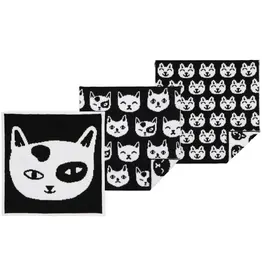 Feline Fine Knit Dishcloth Set of 3