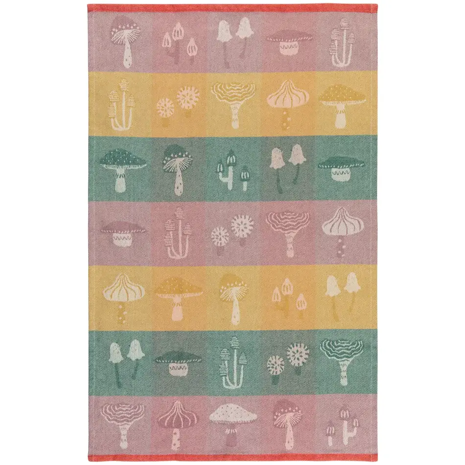 Mushroom Gems Jacquard Dishtowel