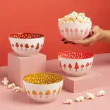 Toadstool Everyday Bowls Set of 4