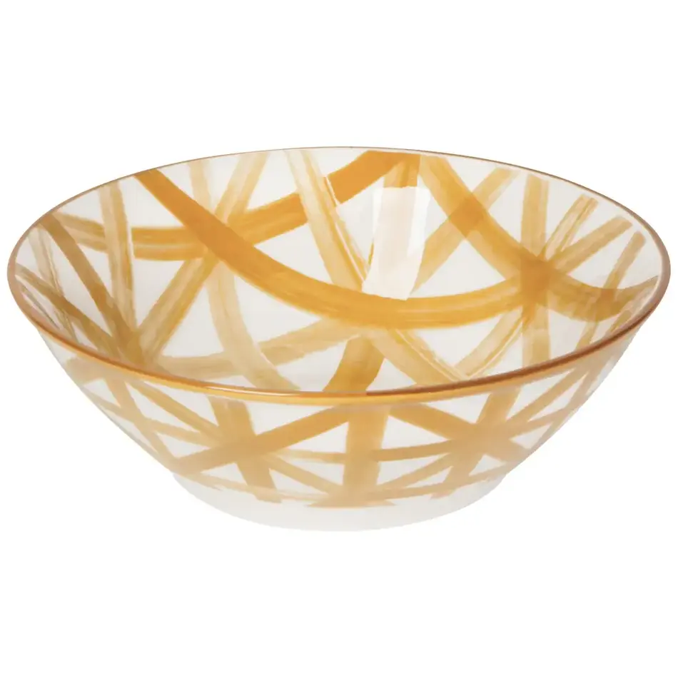 Imperial Crosshatch Stamped Bowl Medium 6.5 inch