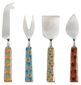 Mosaic Cheese Knives Set of 4