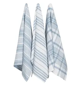 Jumbo Dishtowels, Slate Blue, set of 3