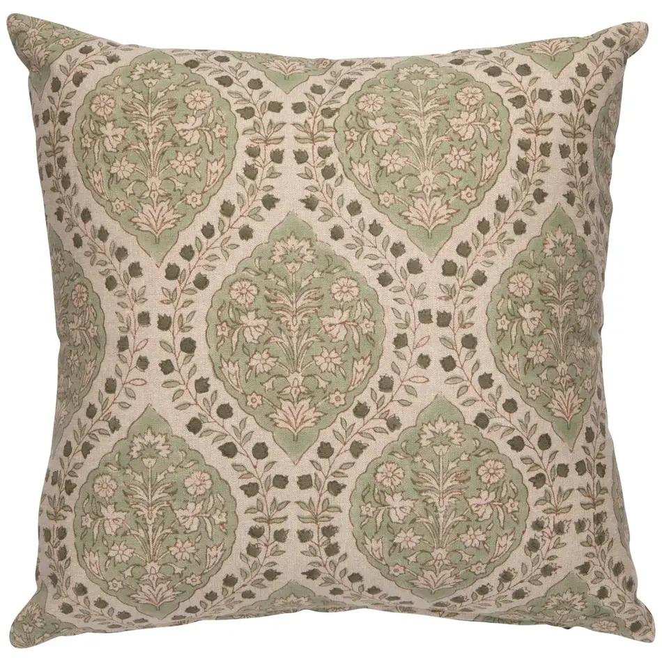 Danica Ogee Block Print Pillow 20 x 20 inch