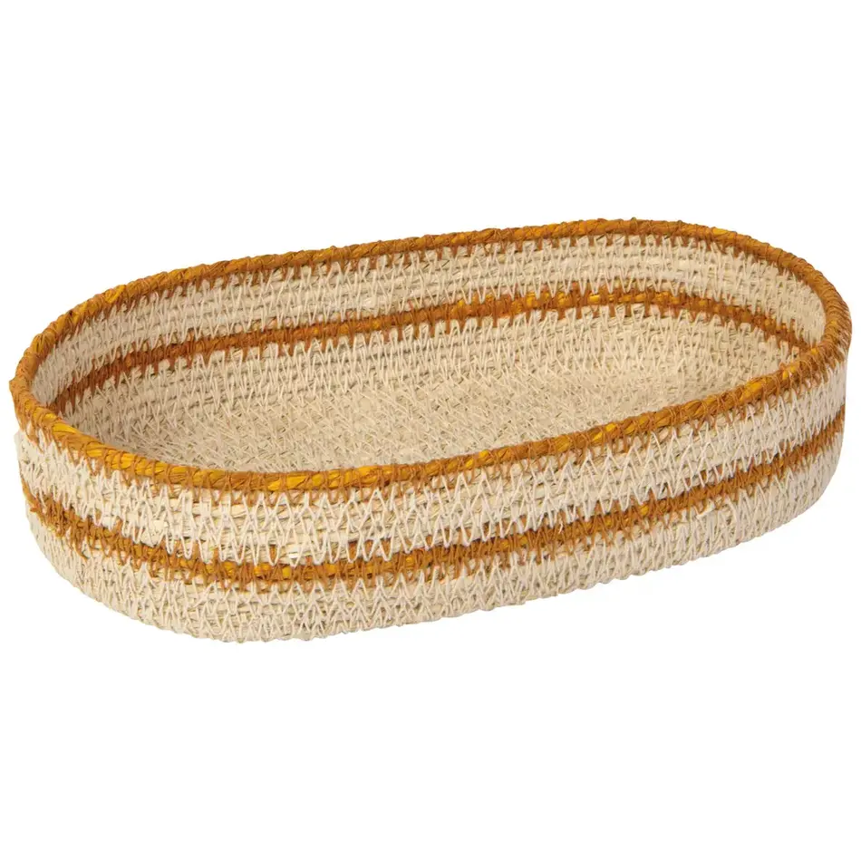 Danica Linear Seagrass Oval Tray