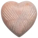 Danica Pink Marble Heart Large