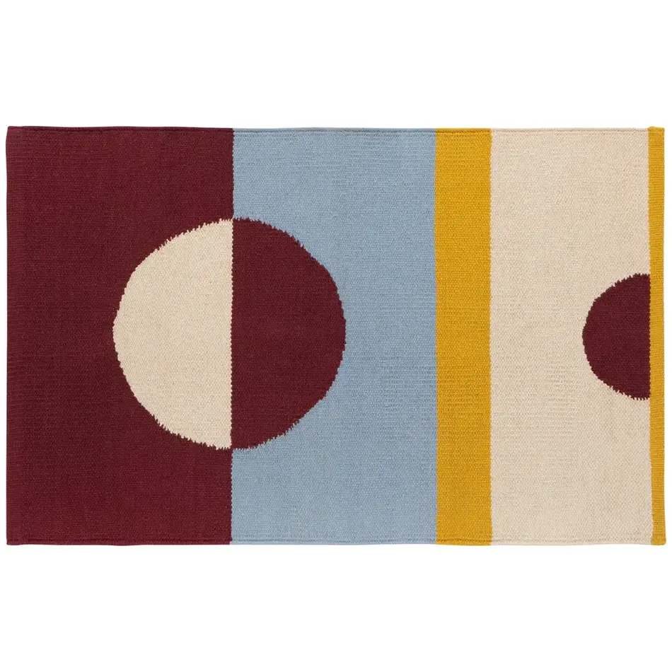 Danica Moonphase Woven Cotton Rug 2 x 3 ft