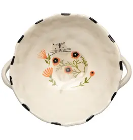 Danica Catbloom Footed Bowl